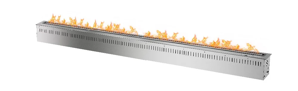 72 بوصة الفضة أو أسود ذكي عن بعد التحكم الحيوي الايثانول الكهربائية التلفزيون الوقوف الموقد