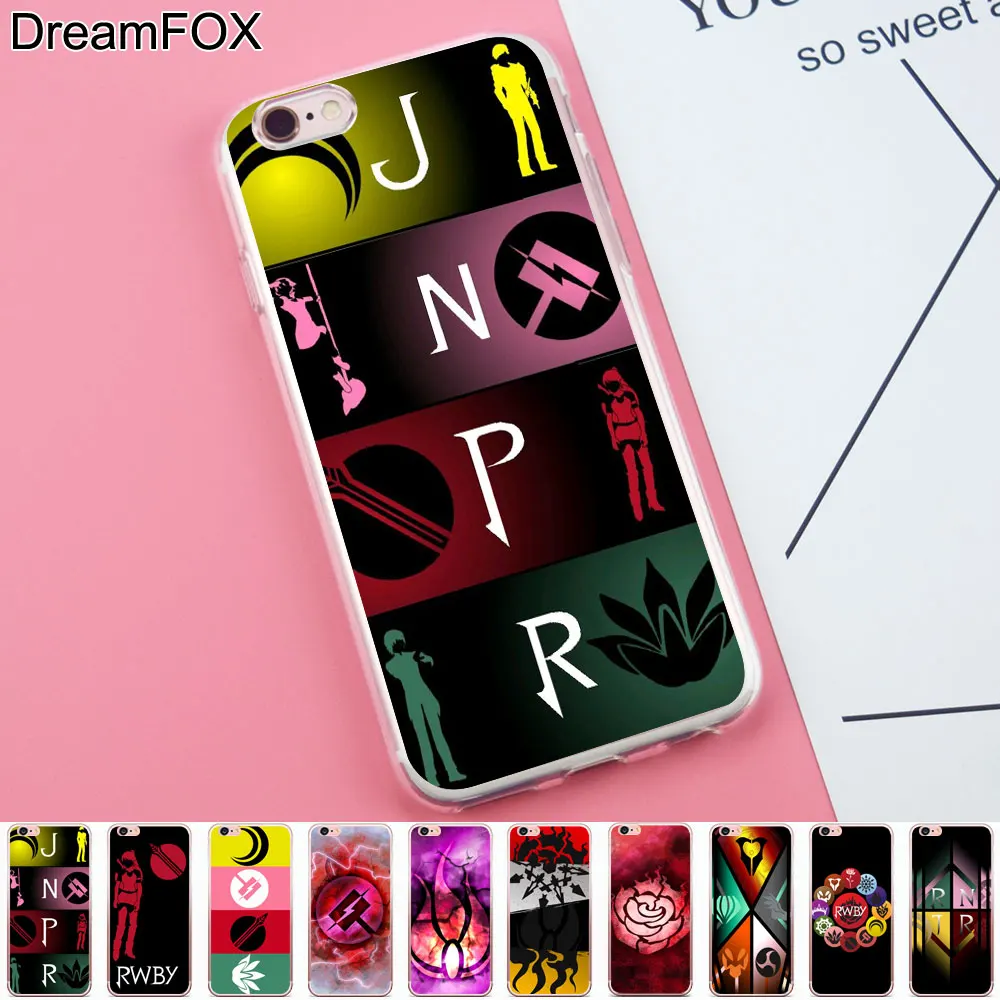DREAMFOX K183 Rwby Emblems Soft TPU Silicone Case Cover For Apple iPhone 11 Pro X XR XS Max 8 7 6 6S Plus 5 5S SE 5C 4 4S |
