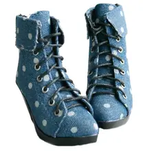 [Wamami] 48# Джинсы синие точки 1/4 BJD DOD Dollfie обувь на высоком каблуке из синтетической кожи