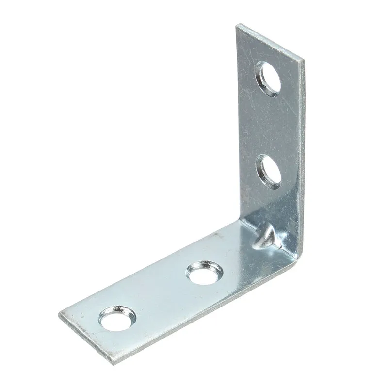 

8pcs 38x38mm Zinc Plated Corner Brace Right Angle Bracket L Shape Kitchen Fixing Hot Sale