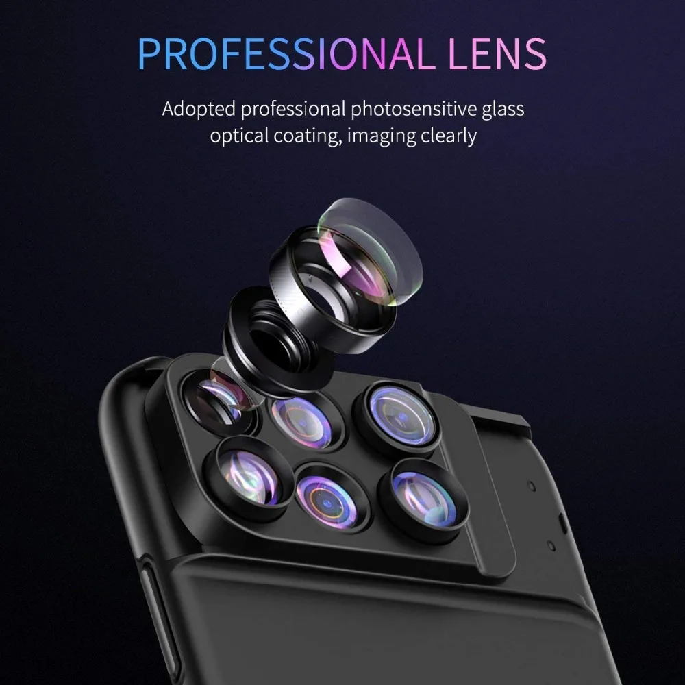 For iPhone X Case 8 Plus 7 Plus Lens Cover HD