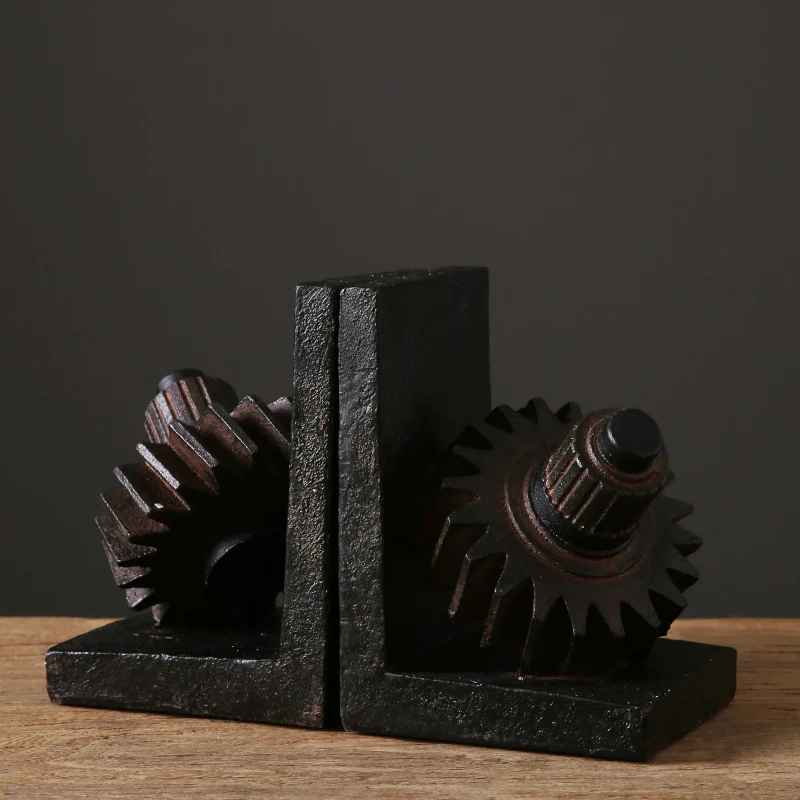 الحنين الرجعية الأمريكية الطراز الريفي التروس مقهى زخارف ناعمة الإبداعية دراسة خزانة الاكسسوارات والعتاد