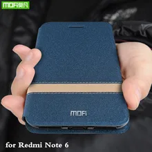 Чехол-книжка MOFi для Xio mi Red mi Note 6 Pro, чехол для Red mi Note6 Pro, чехол из ТПУ для Xio mi Global, силиконовый чехол, чехол-книжка