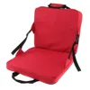 Confortable banc pliant chaise coussin de siège avec dossier pêche coussin siège pour extérieur jardin Patio Camping randonnée rouge ► Photo 2/6