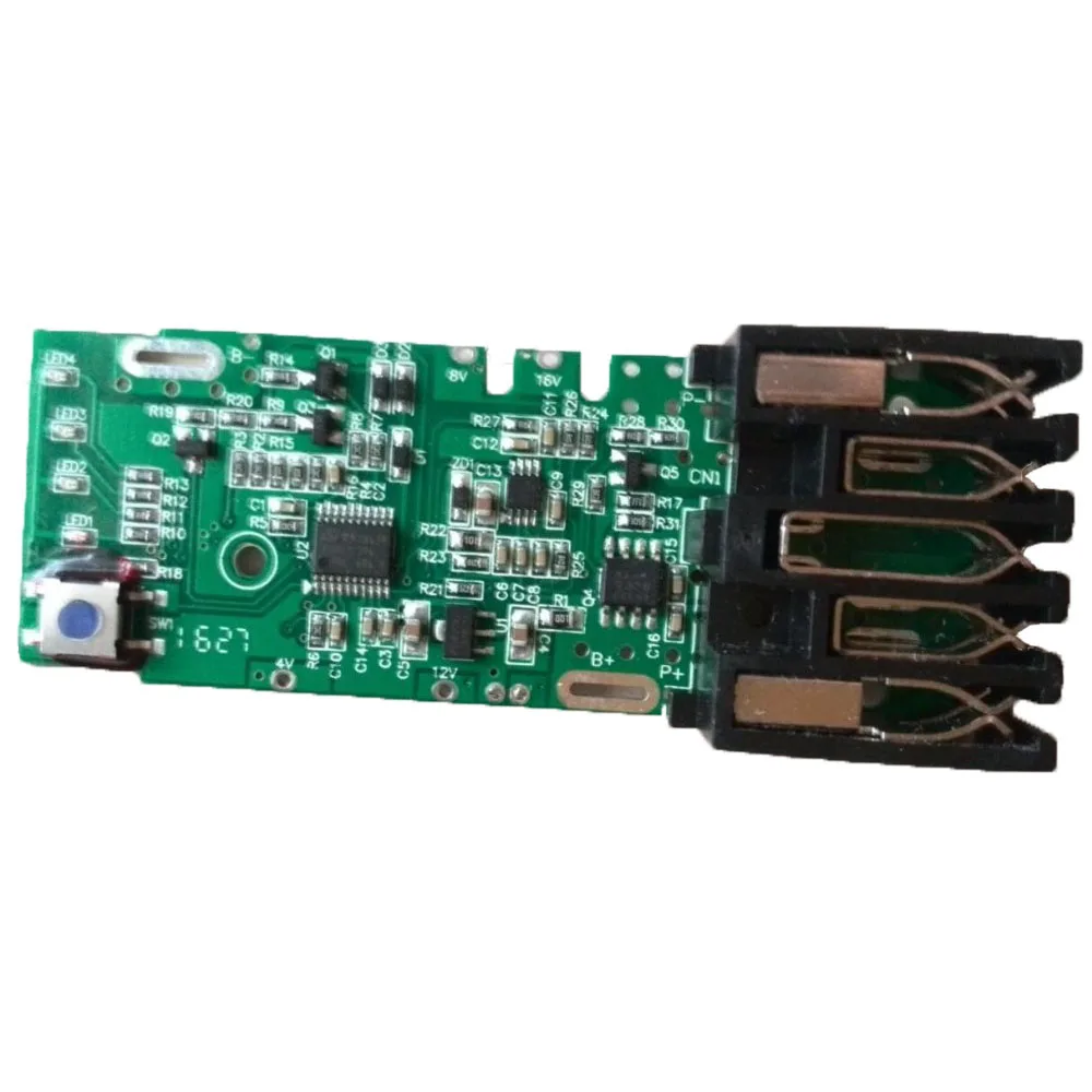 M18-10 литий-ионный аккумулятор пластиковый чехол PCB защита для зарядки монтажная плата корпус для Милуоки 18 в 3.0Ah 6.0Ah аккумулятор - Цвет: PCB