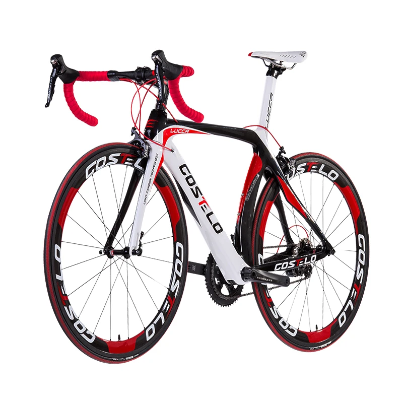 Discount HOT SALE  full carbon costelo lucca road bicycle carbon bike DIY complete bicycle completo bicicletta bicicleta completa 1