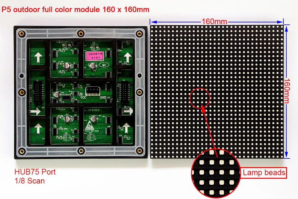 Outdoor P5 LED MODULE-2727