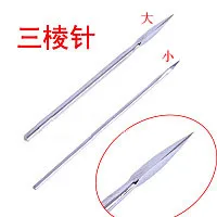 

1bag 10 needles 2.6*65mm Trigonous needle acupuncture large size medical salon acne Needle Pricking Bloodletting solid steel