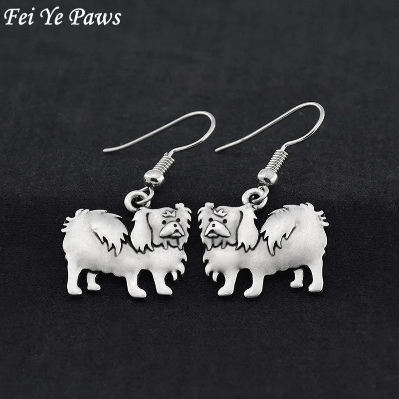 

Fei Ye Paws Pekingese Drop Earrings brinco Boho Long Statement Earrings For Women Earings fashion Jewelry 2017 Best Friend