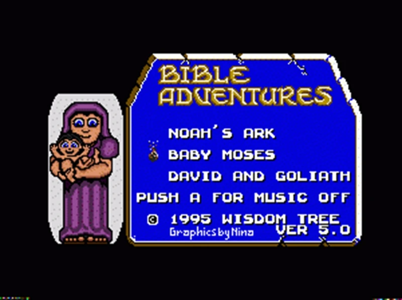 Bible Adventures 16 bit MD Game Card For Sega Genesis Mega