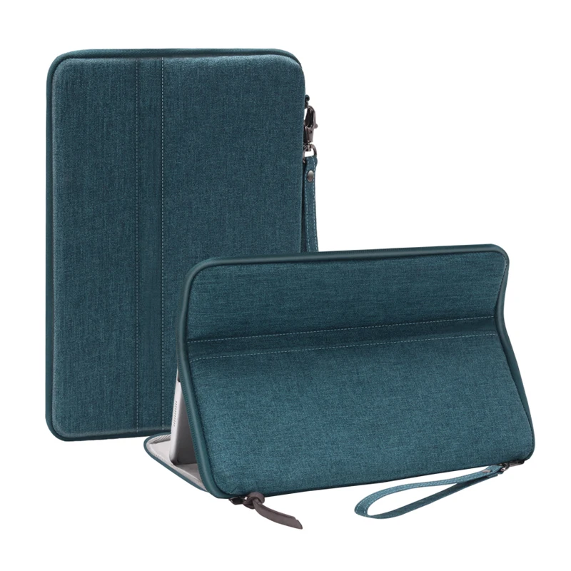 For iPad Pro 11 inch Zipper Case Slim Universal Strap Waterproof Fabric Bag Tablet Case for iPad4 iPad Air Air2 Stand Cover Bag