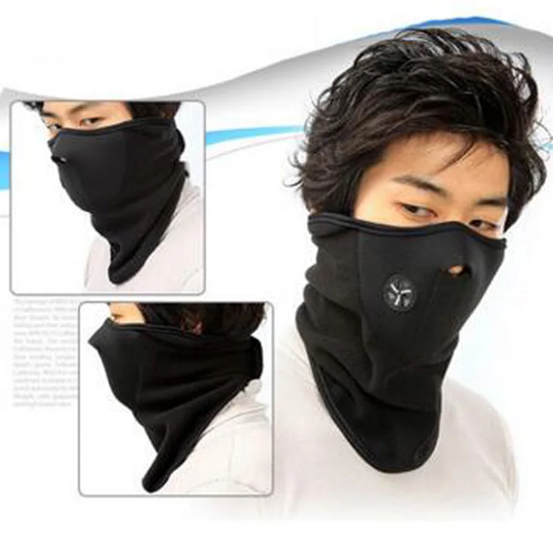

Snowboard Balaclava Fleece Cycling Mask Winter Half Face Dust Bicycle Motorcycle Neck Cover Bike Mascara Breathable Ski buffe