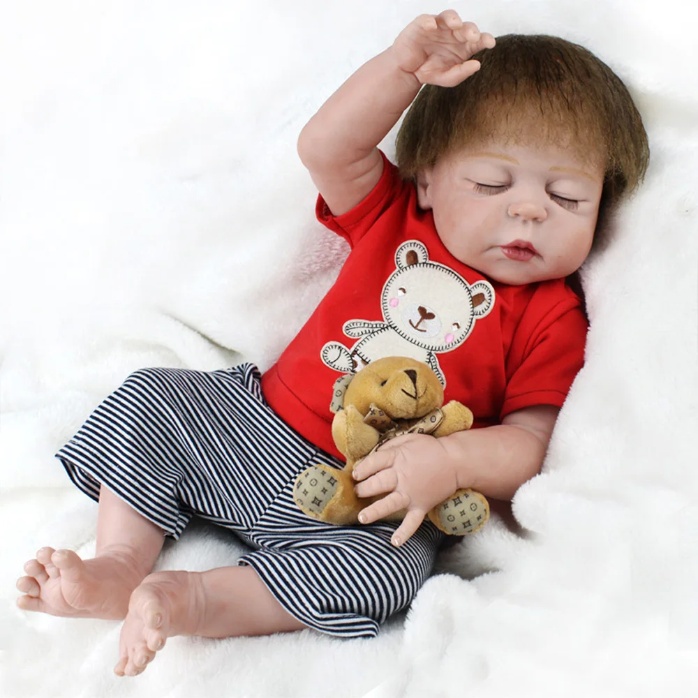 KAYDORA 55 см Reborn Baby Dolls 22 дюймов полный Силиконовый реалистичный Bebe для ванной реалистичные игрушки для девочек детские подарки на день рождения и Рождество