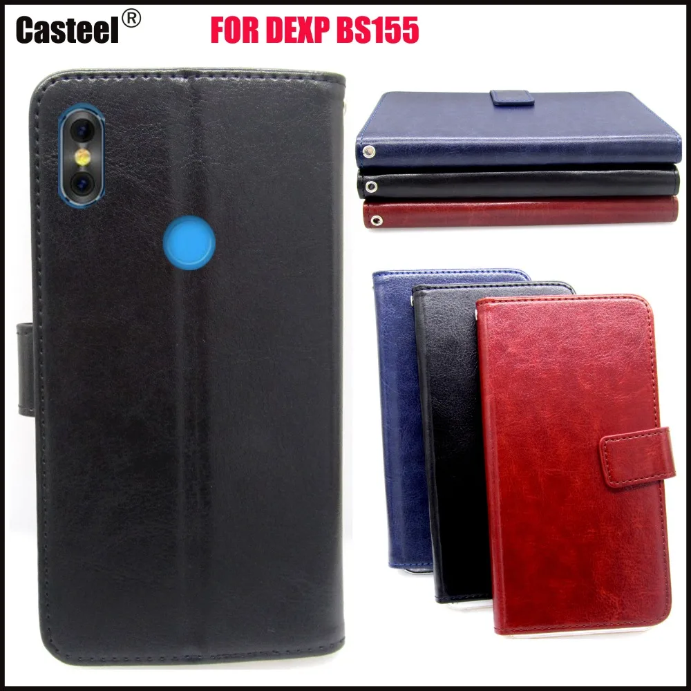 

Casteel Classic Flight Series high quality PU skin leather case For DEXP BS155 Case Cover Shield