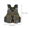 Lixada Fishing Vest Breathable Outdoor Sports Fly Swimming Life Safety Waistcoat Survival Utility Fly Vest Colete Salva-Vidas ► Photo 3/6