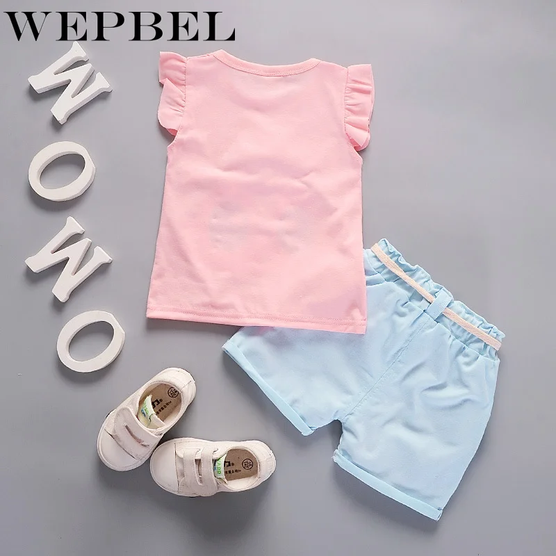 WEPBEL/комплект из 2 предметов для новорожденных детей 0 1 3 4 лет летний костюм