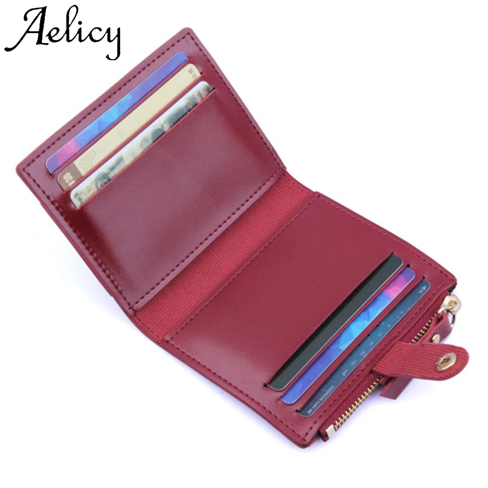 Aelicy Модный женский кошелек карамельный цвет высокое качество Твердая Сумка