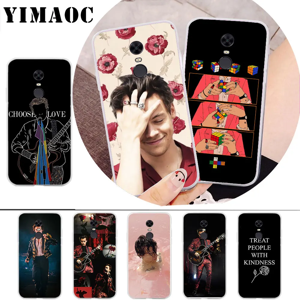 

YIMAOC Harry Styles tattoos One Direction 1D Soft Case for Xiaomi Redmi 4A Note 7 4X 5 Plus 5A Prime 6 Pro 6A S2