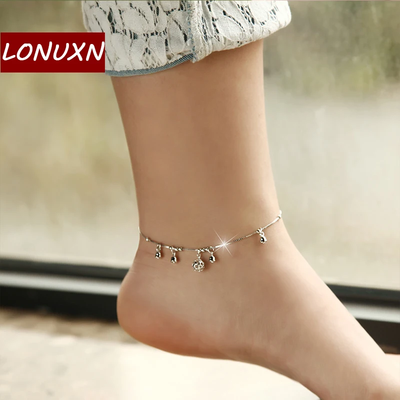 Buy 21cm famous brand Bell Anklet Fine Jewelry Genuine