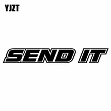 YJZT 13CM * 1.8 CENTÍMETROS ENVIÁ-LO Vinyl Decal Adesivo de Carro TURBO Boost Diesel Caminhão C10-00856 Prata Preto