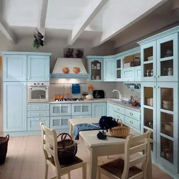 

Cherry Solid Wood Kitchen Cabinet, Modern Kitchen Cabinet Solid Wood