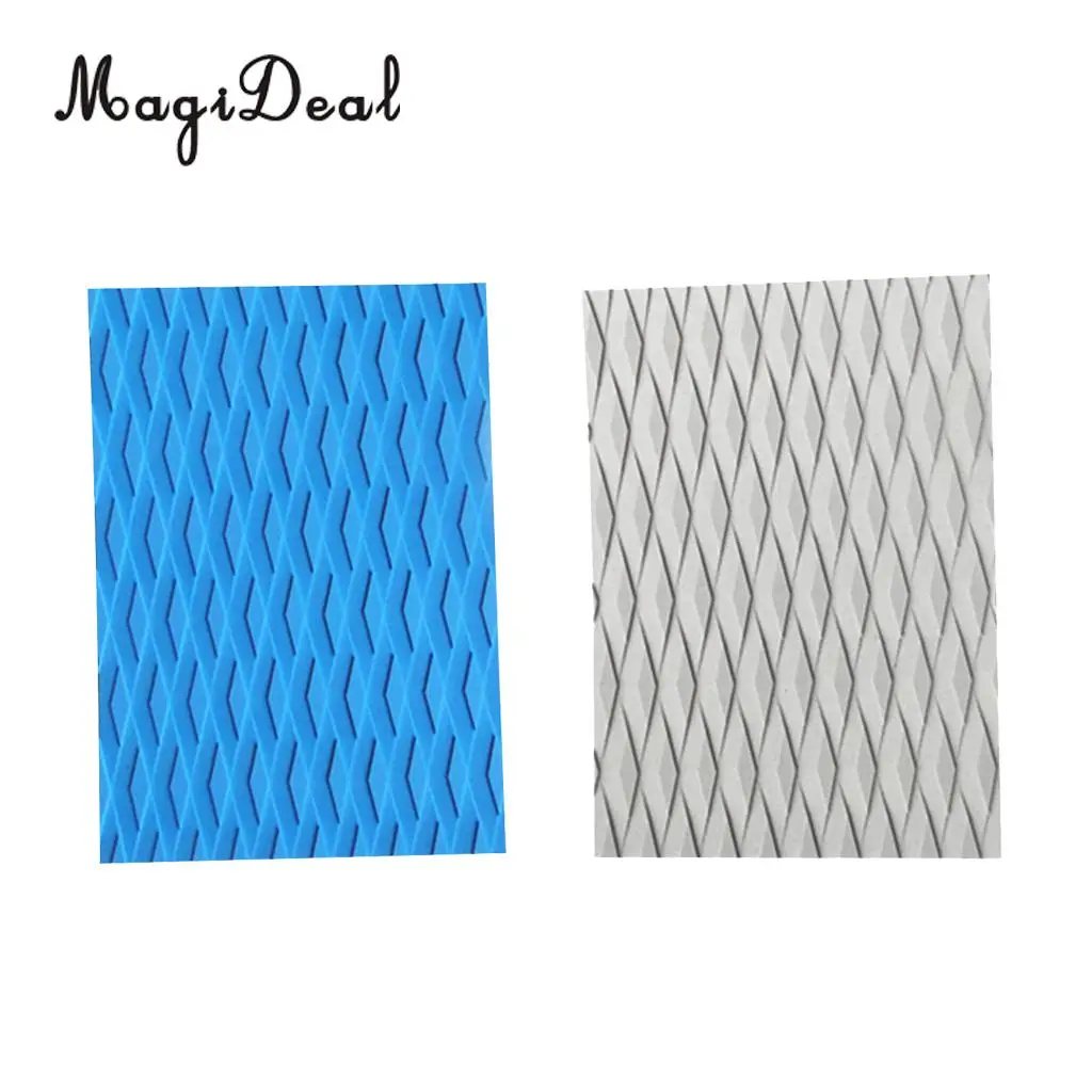 Lightweight Anti-slip Surfboard Skimboard Kiteboard Stand Up Paddleboard Traction Pad Tail Pad Deck Grip Mat Sheet Trimmable DIY