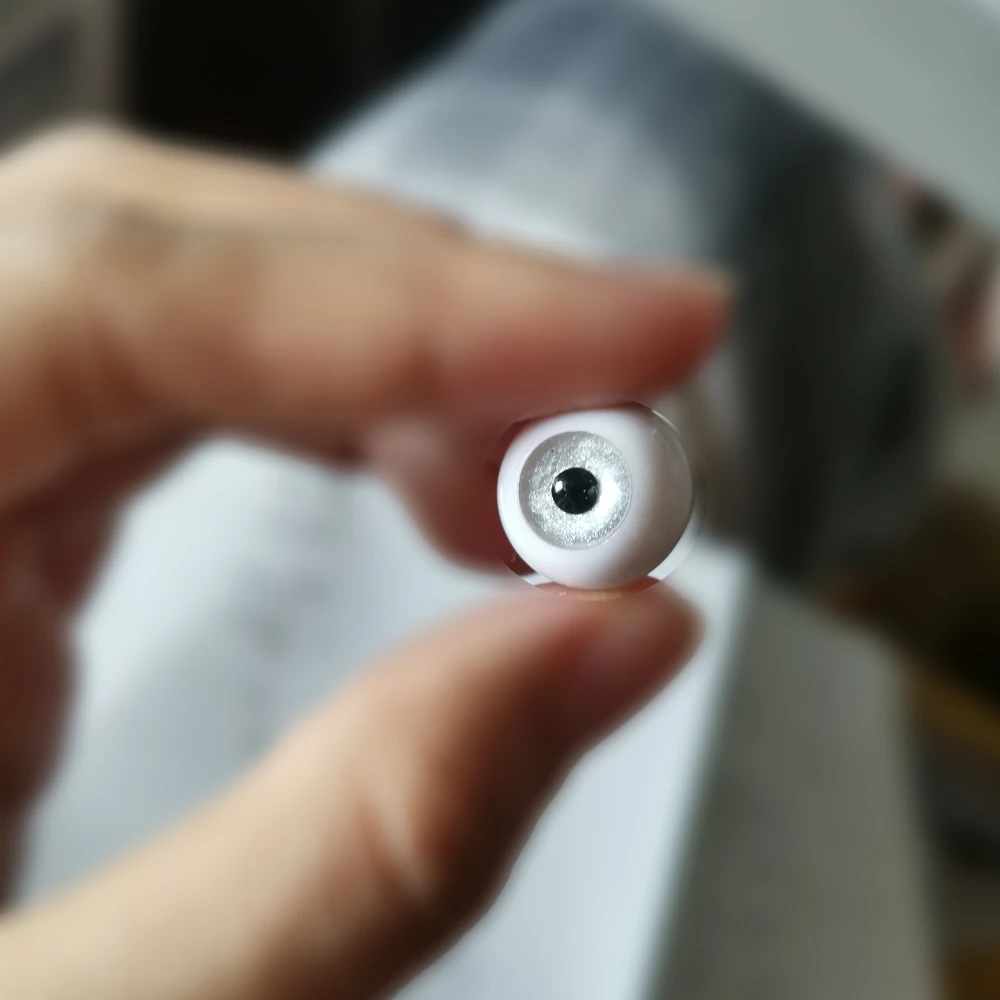 Серый, серебристый, Цвет Bjd глаза для BJD куклы игрушки глазного яблока для 1/3 1/4 1/6 SD куклы 16 мм 18 мм/20 мм/22 мм акриловые глаза для игрушек пара