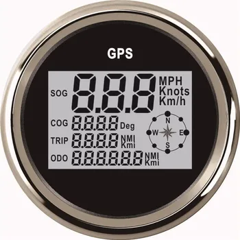 

Stainless 85mm Digital GPS Speedometer Gauge 0~999 MPH Kmh Adjustable fit for Boat Car Motorcycle Speedometer with Backlight
