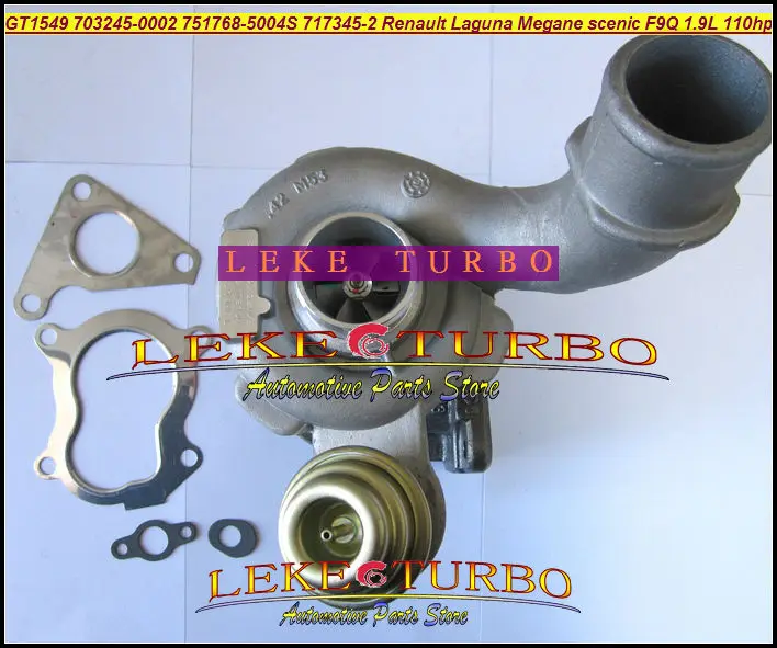 GT1549S 751768-5004S 751768 717345 738123-0001 738123 Turbo для Renault Laguna Megane SCENIC TRAFIC S40 V40 F9Q F9Q740 1,9 T 1.9L