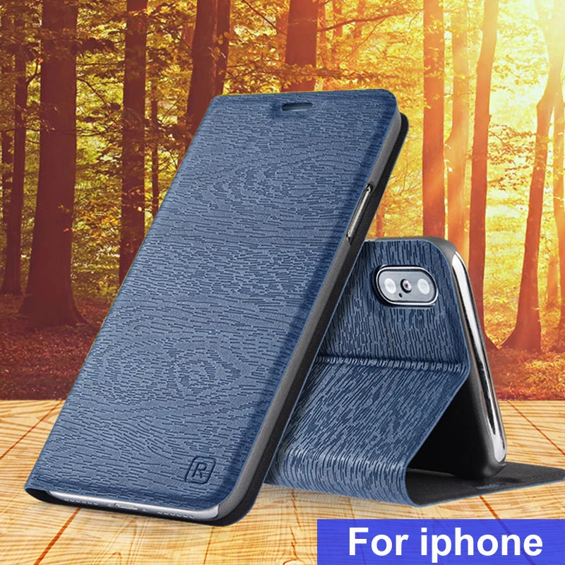 For apple iphone x xr xs max 6 6s 7 8 plus PU leather case for iphone 5 5s SE X XR XS MAX flip cover card slot stand case
