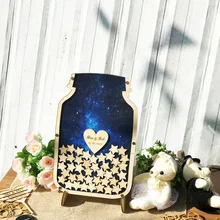 Персонализированная Свадебная Гостевая книга, Заказная капля сверху свадебное оформление коробки Альтернативная Гостевая книга, деревенский подарок на день рождения