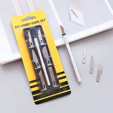 JIANWU Multifunction engraving cutter combination 7 pieces Office minimalism Utility knife graver Tool knife Office Supplies
