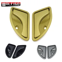 WOLFIGO Bege/Preto/Cinza 2 pcs Para Renault Kangoo Twingo 97-07 93-07 Maçanetas interior LEFT & RIGHT 8200259376,8200259377