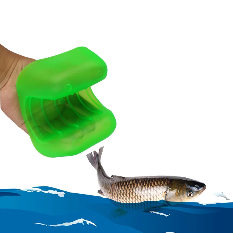 

1pcs Fishing Gloves Hand Anti-Slip Smell Stab Resistant Rubber Protection to Catch Fish Grip Fishing Tackle Accessories