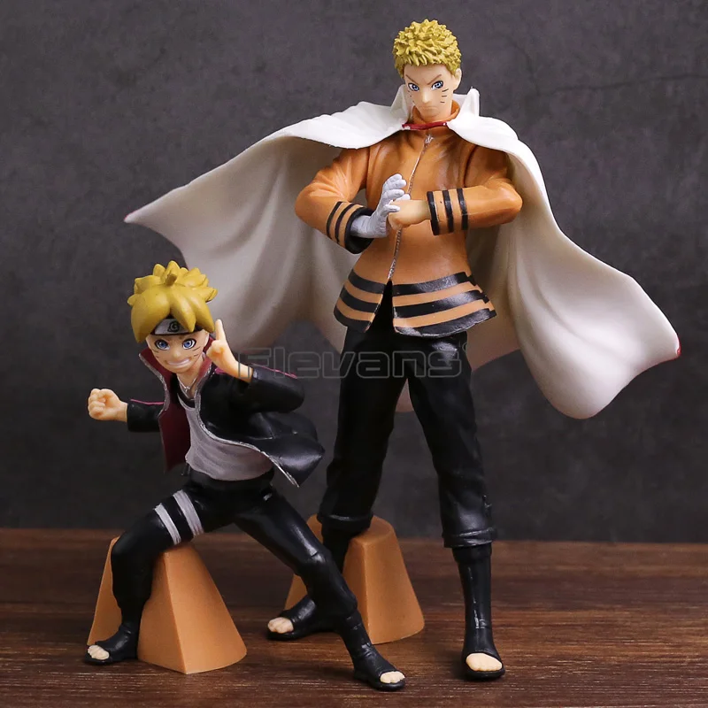 

BORUTO NARUTO NEXT GENERATIONS Uzumaki Naruto & Boruto PVC Figures Toys 2pcs/set