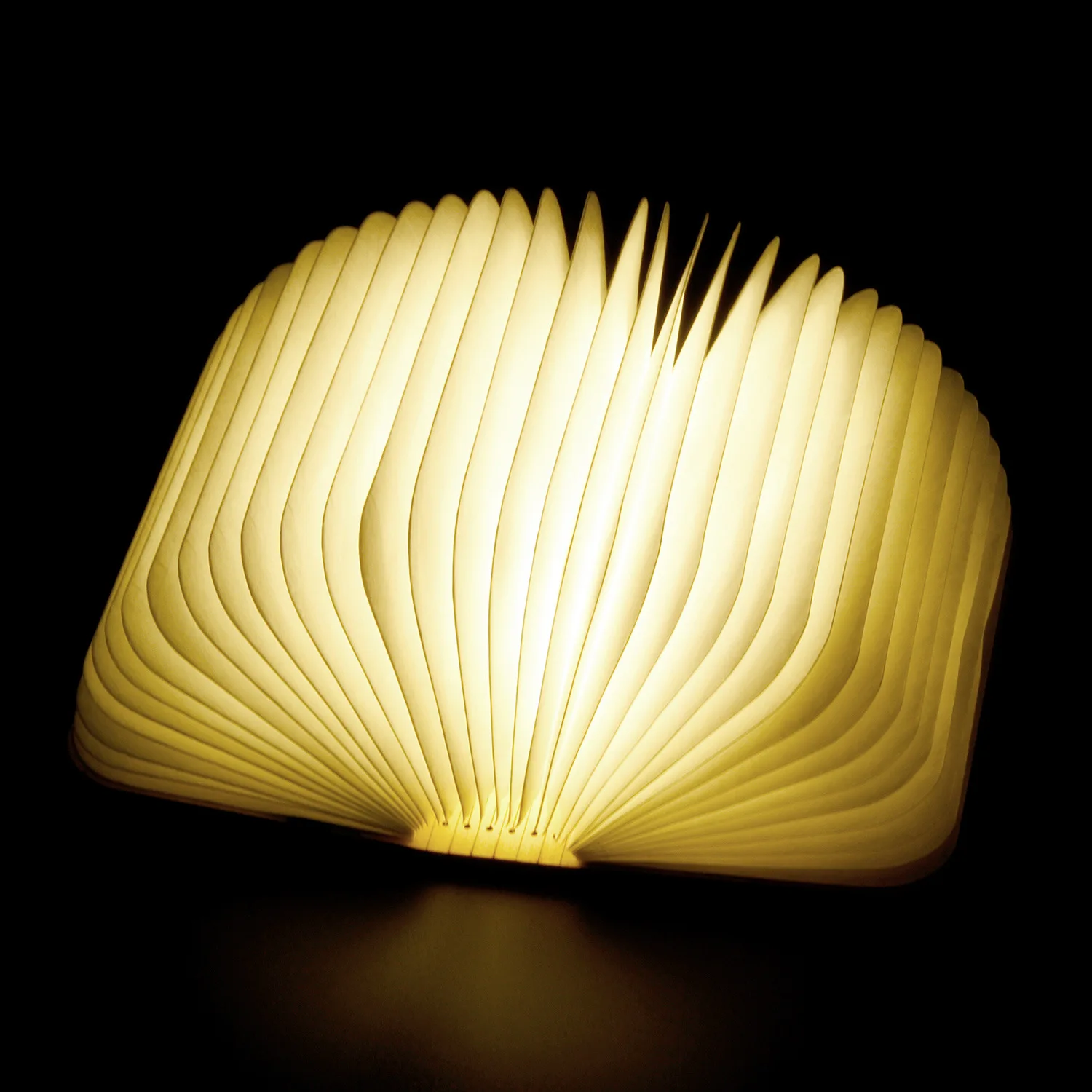 

Creative Foldable Pages Folding Led Book Shape Night Light Lighting Lamp Portable Booklight Usb Rechargeable Table Book Light