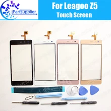 Leagoo Z5 Digitizer Touch Screen 100% Guarantee Original Glass Panel Touch Screen Digitizer For Z5 + tools + Adhesive
