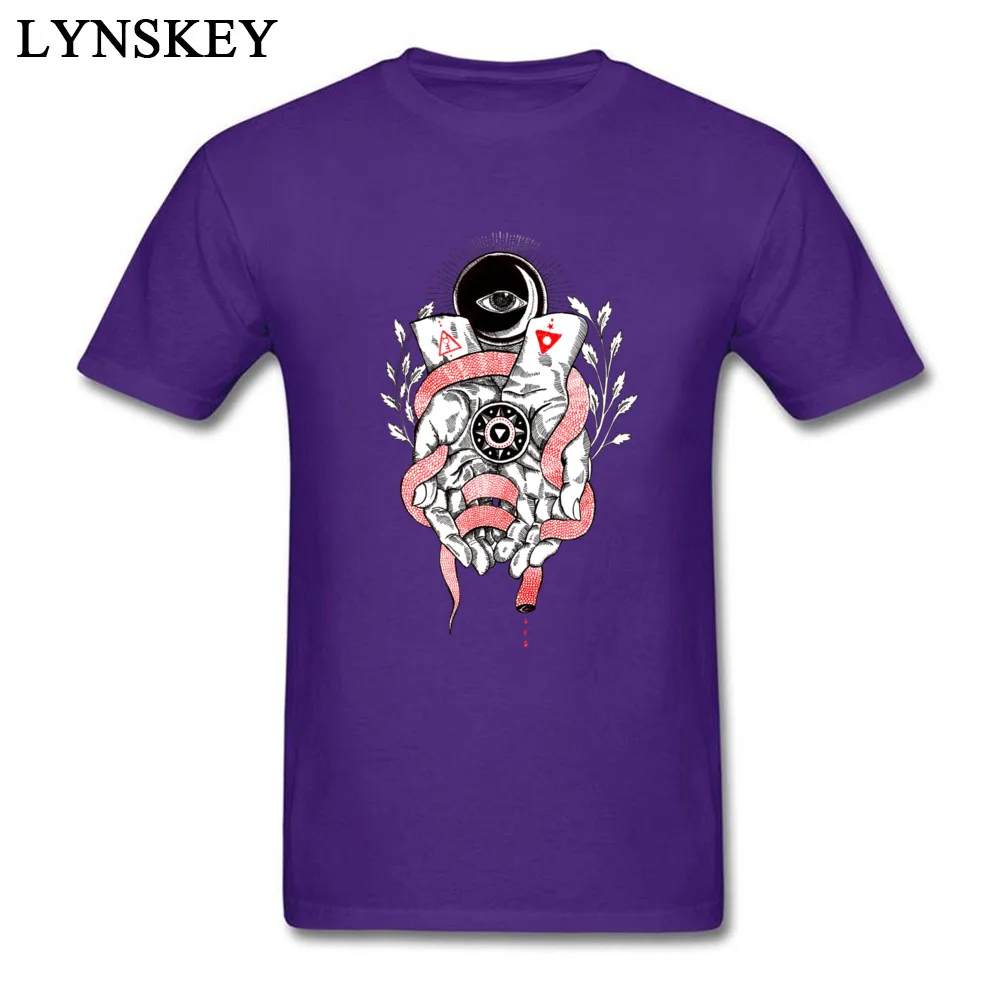 Simple Style Tops T Shirt for Men Special Summer Autumn Crewneck Cotton Fabric Short Sleeve T Shirt The Blood offering Casual Tee Shirt purple
