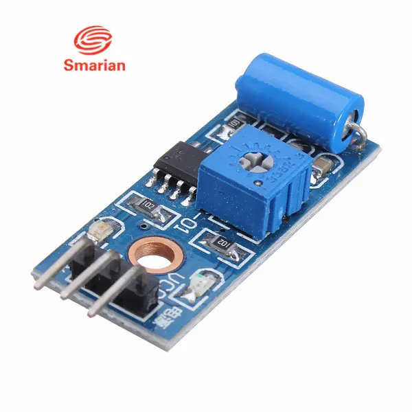 

Official Smarian SW-420 NC Normally Closed Type Alarm Vibration Sensor Module Switch for Arduino diy rc toy kmart Car 3.3V To 5V