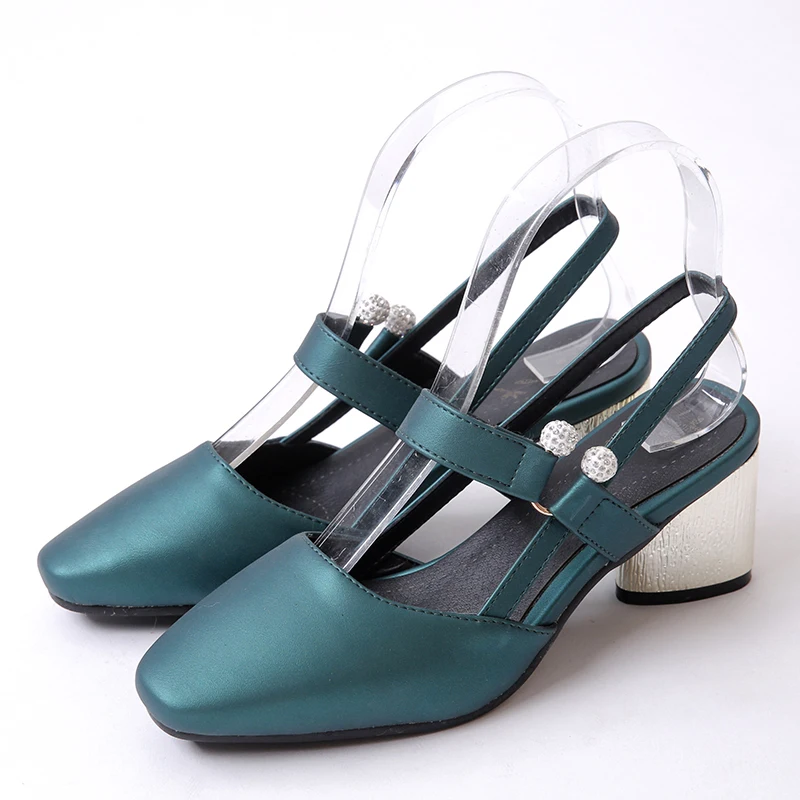 

2017 Promotion Ladies Shoes Sapato Fashion  Feminino Big Size 32- 45 Sandals Ladies Retro Shoes High Heel Women Pumps 519