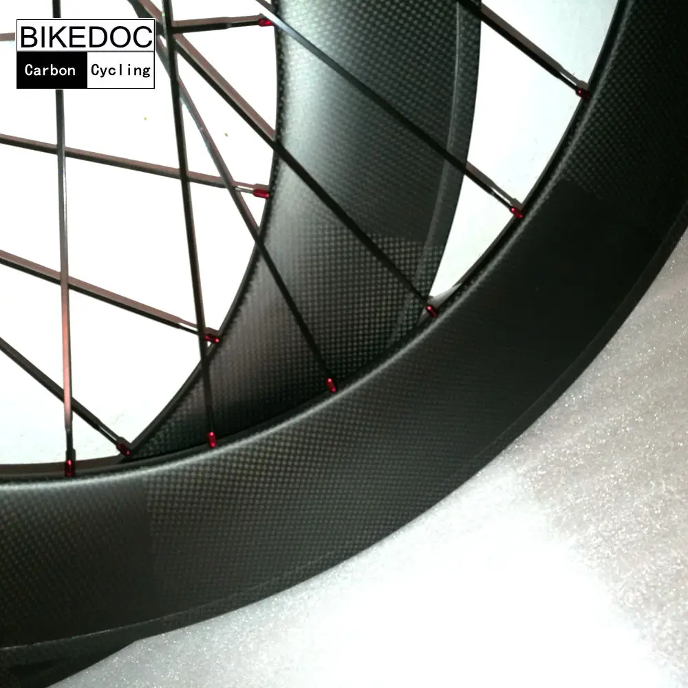 Велосипедные колеса BIKEDOC 20 5 мм 3K карбоновые 88 семейное Велосипедное колесо 700c