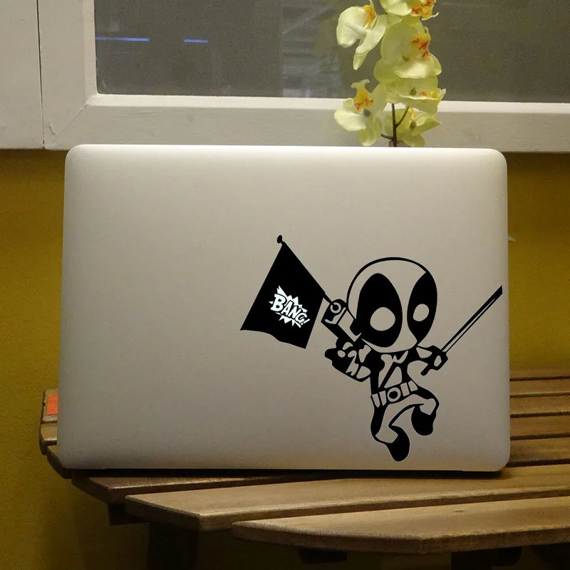 Наклейка для ноутбука Apple MacBook стикер Дэдпул компьютера 11/12/13/15 дюймов Air/Pro/Retina|laptop