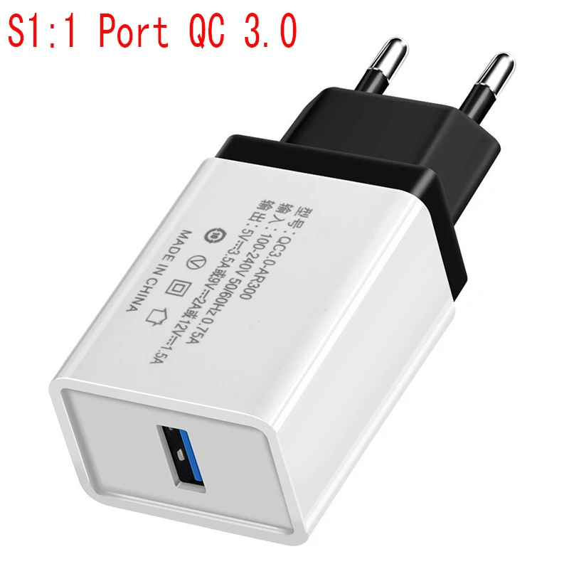 AMEEC Quick Charge 3.0 Multiple USB Charger Station 3  4 Port USB Chargers 5V 2.1A 3A Mobile Phone Android QC 3.0 Charging (9)