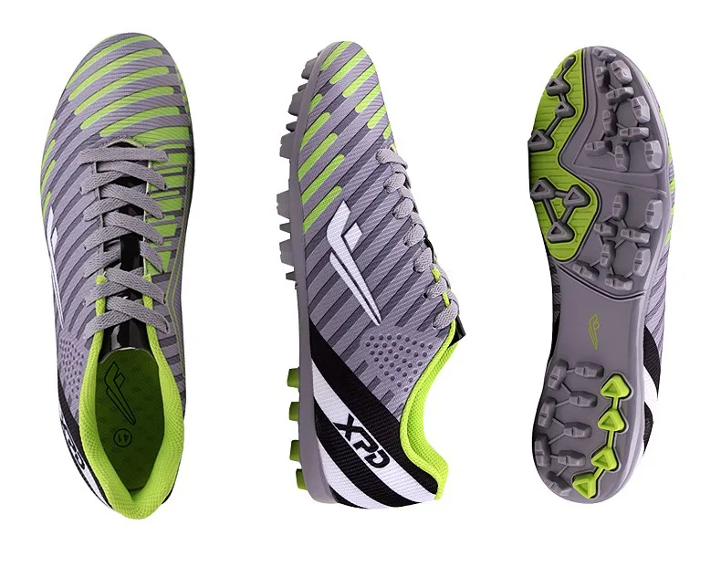Мужские Ботинки футбола 2017 Спорт Обувь для футбола для человека Обувь для мальчиков открытый длинные шипы FG Обувь для футбола Мужская
