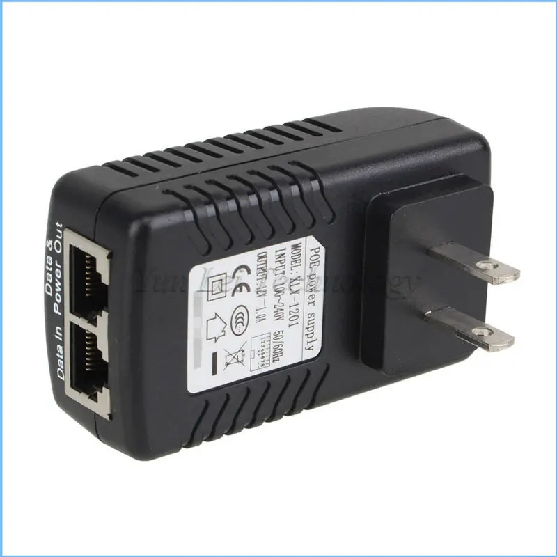 POE Power Power Adapter 12V 1A US Plug for IP Camera LAN Phone