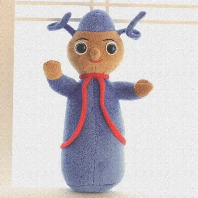 Candice guo плюшевая игрушка мягкая кукла в ночном саду семья понтипинки Wottingers папа мама сын дочь мультфильм модель подарок 1 шт - Цвет: blue daughter