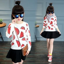 Autumn female child sweater child autumn and winter sweater children’s clothing 8 girl long-sleeve 9 clothes 6-10-12 – 13 – 14