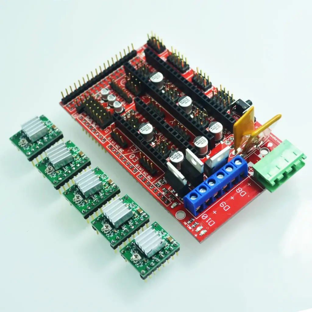 Reprap Ramps 1.4 Controller With 5PCS A4988 with Heatsink Stepper