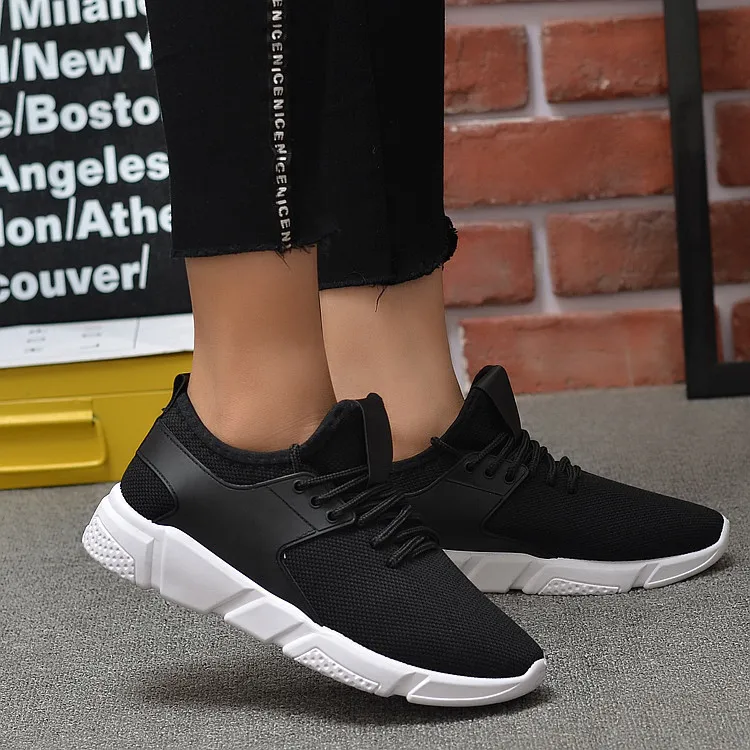 2019 Black Shoe Man Sneakers Male Shoe Comfortable Leisure Time