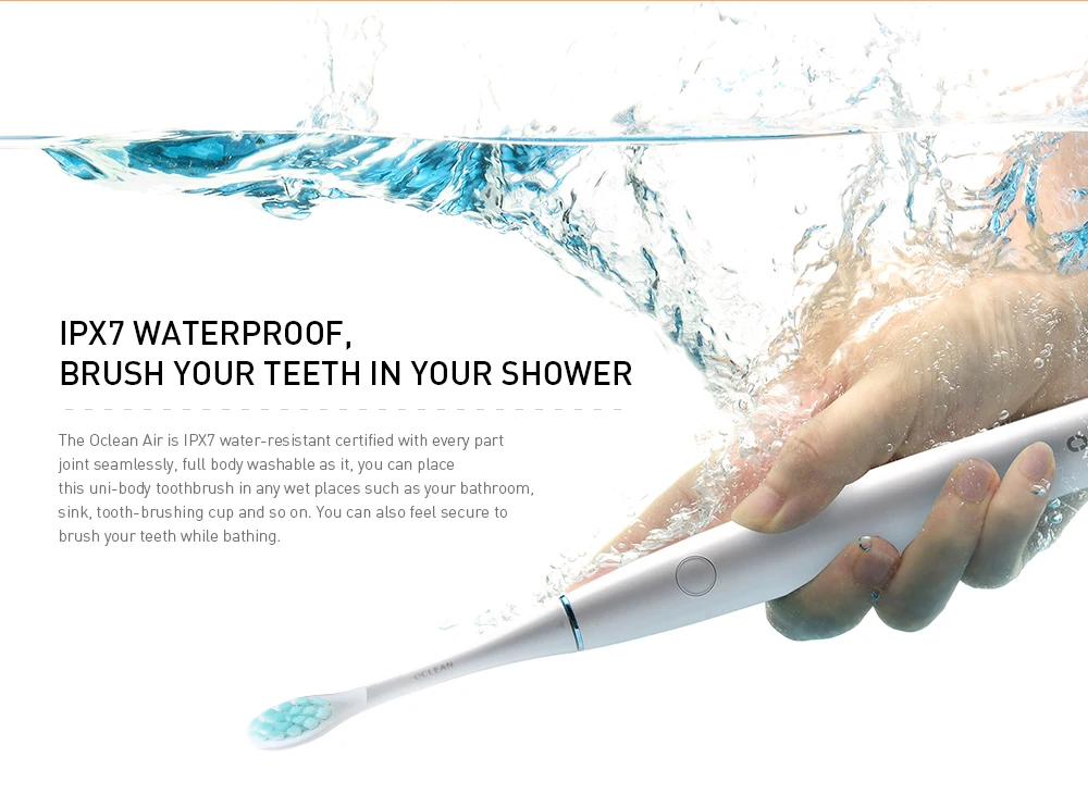 Xiaomi Mijia Oclean X Smart Sonic Electric Toothbrush Color Touch Screen / Whitening / Gum Care Two brush heads for free